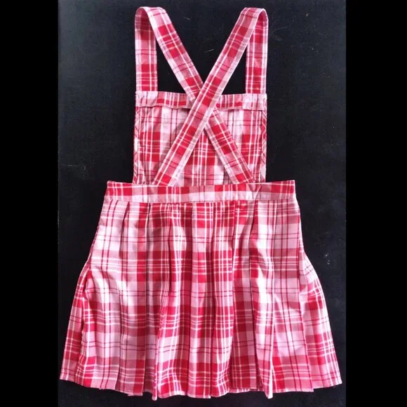Collusion Pleated Overall Pinafore Mini Dress - Picture 3 of 6